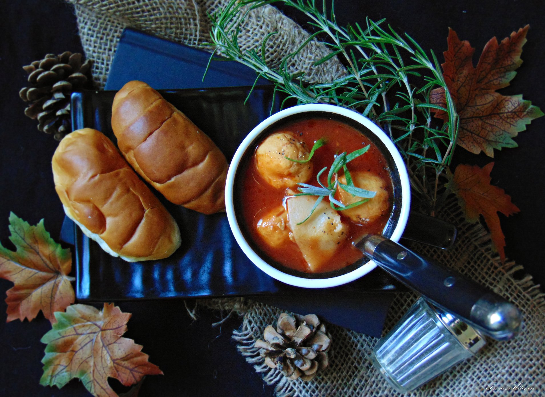 টমেটো গারলিক সুপ উইথ ভেজিটেবল ডামপ্লিংস এন্ড শ্রিম্প বল_ফারহানা শারমিন তৃষা_FARHANA SHARMIN TRISSA_TAYYIB_TAYYIBORG