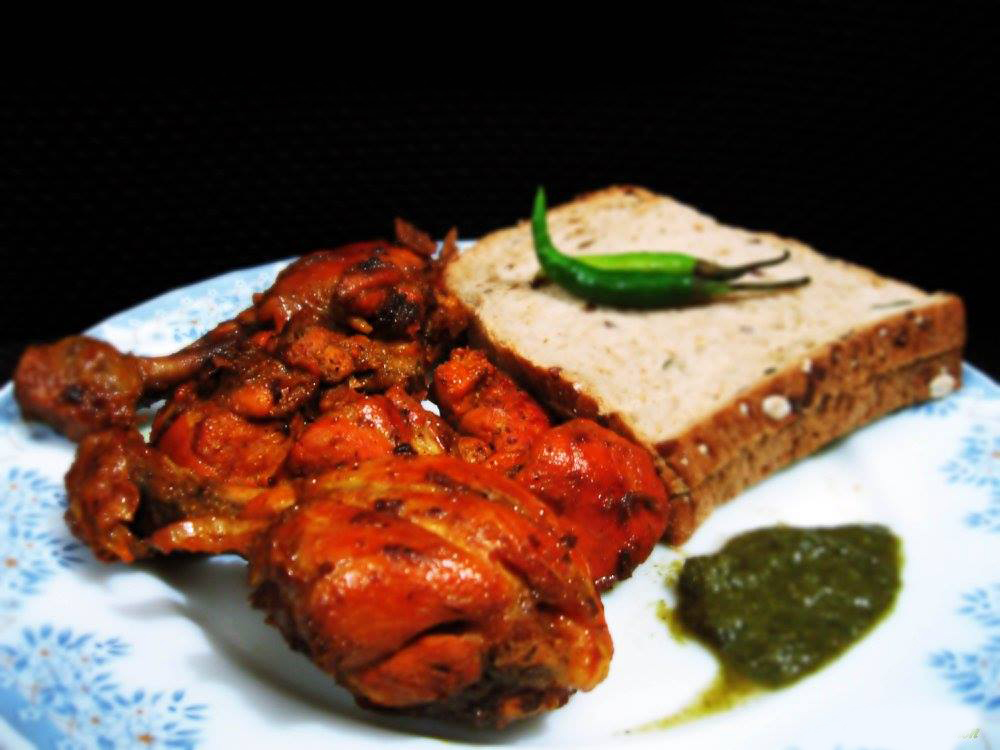 তন্দুরী চিকেন সাথে পুদিনা পাতার চাটনি_ফারহানা শারমিন তৃষা_FARHANA SHARMIN TRISSA_বাংলা রেসিপি_TAYYIB_TAYYIBORG_TAYYIBBANGLADESH