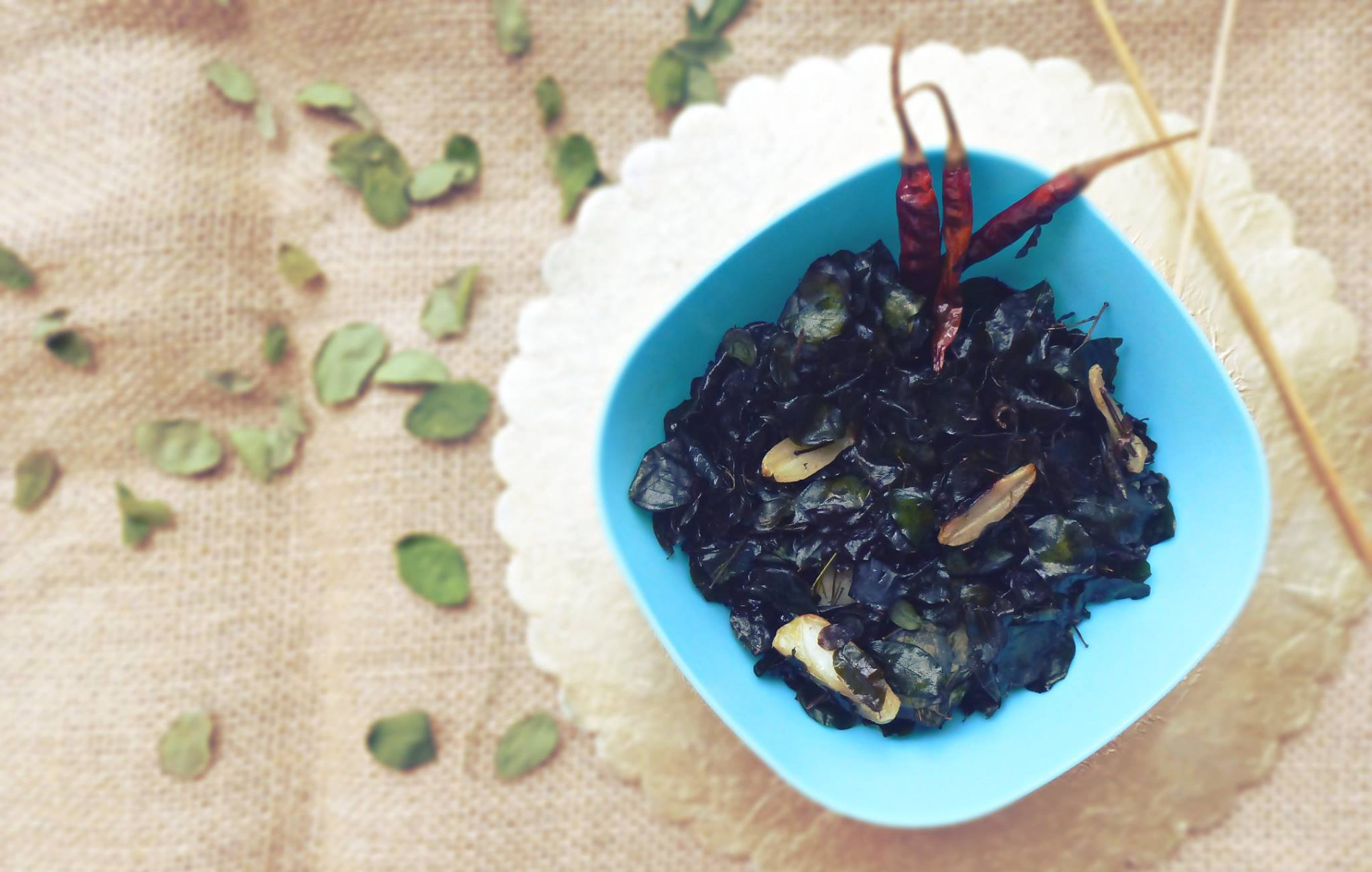 সজনে পাতা ভাজি_ফারহানা শারমিন তৃষা_FARHANA SHARMIN TRISSA_বাংলাদেশ_বাংলা রেসিপি_BANGLA RECIPE_TAYYIB_TAYYIBORG_TAYYIBBANGLADESH